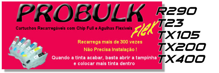 Cartuchos Recarreg&aacute;veis Bulk INK R270 Probulk
