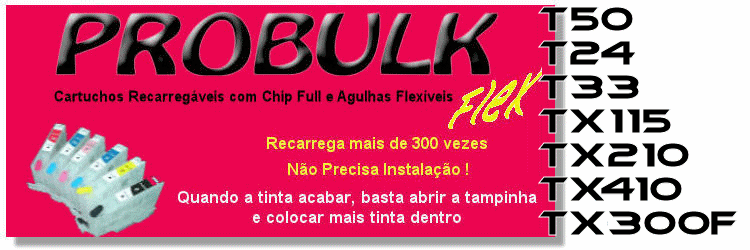 Cartuchos Recarreg&aacute;veis Bulk INK T50 R290 Probulk