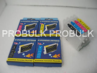Cartuchos Recarregaveis 4 cores Probulk