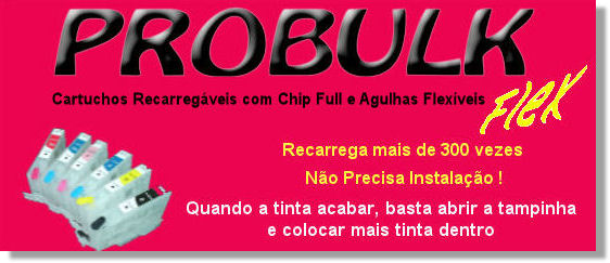 Cartuchos Recarregaveis PROBULK FLEX